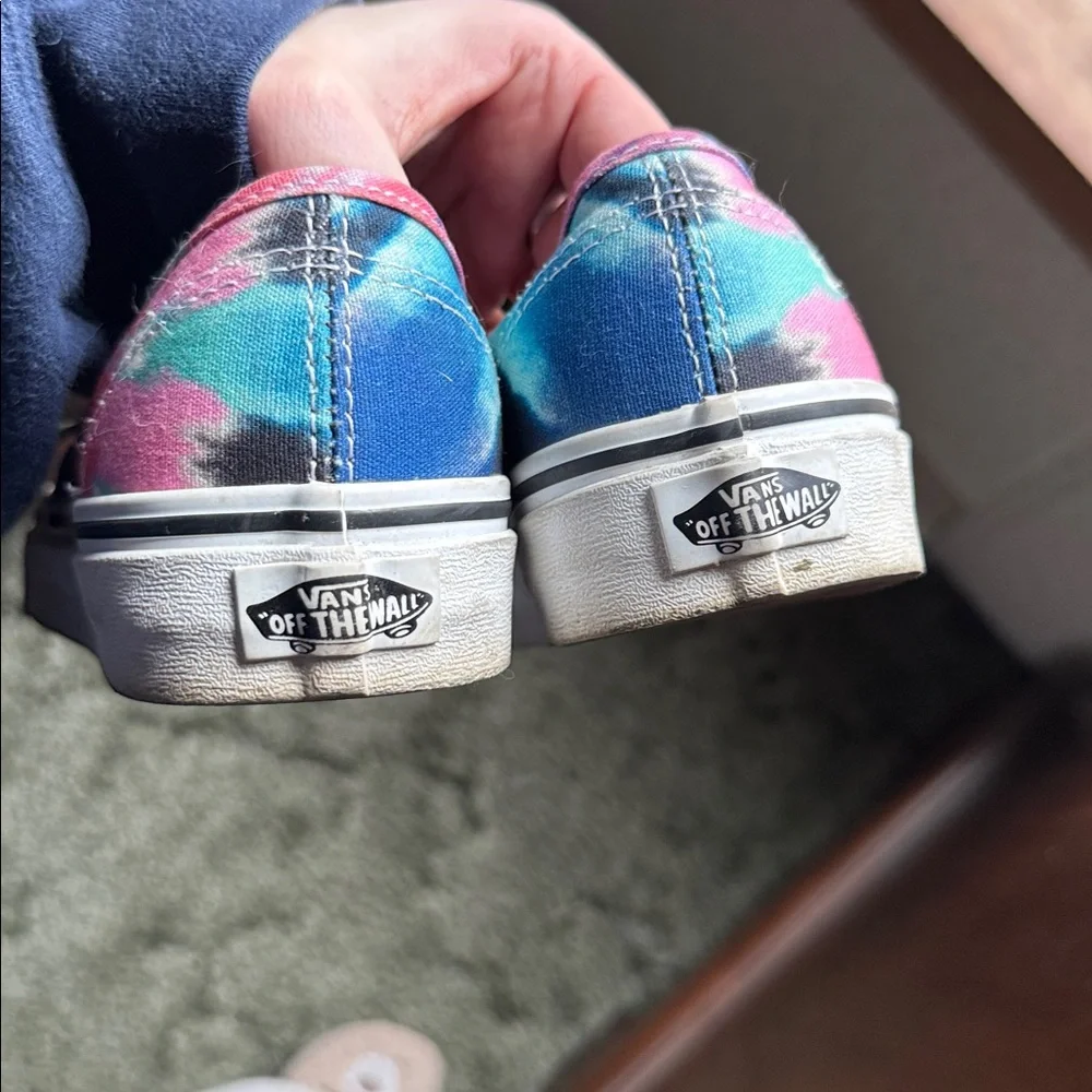Tie-Dye Vans W6.5 M5 - Picture 3 of 11